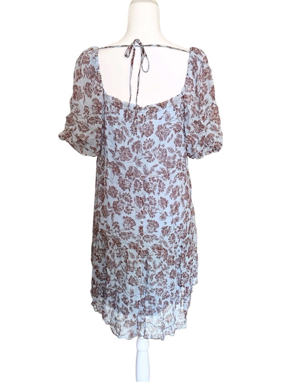 Madewell Puff-Sleeve Mini Dress in Floral - Picture 9 of 13